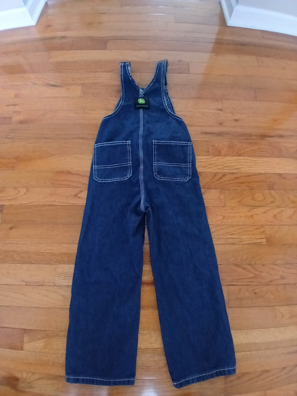 John Deere Dark Blue Denim Overalls - Picture 2 of 7